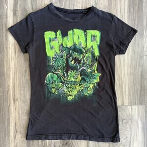 Vintage GWAR Band T-Shirt Women's Size S Black Faded Y2K Grunge Rock